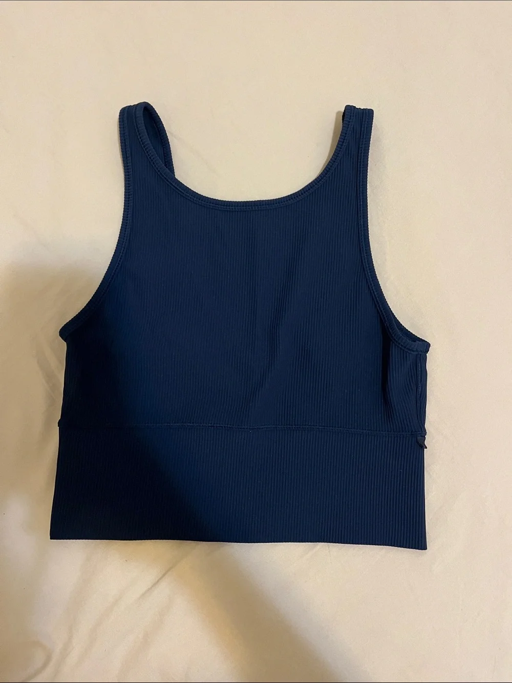 lululemon athletica Deep Navy Ribbed Crop Tank